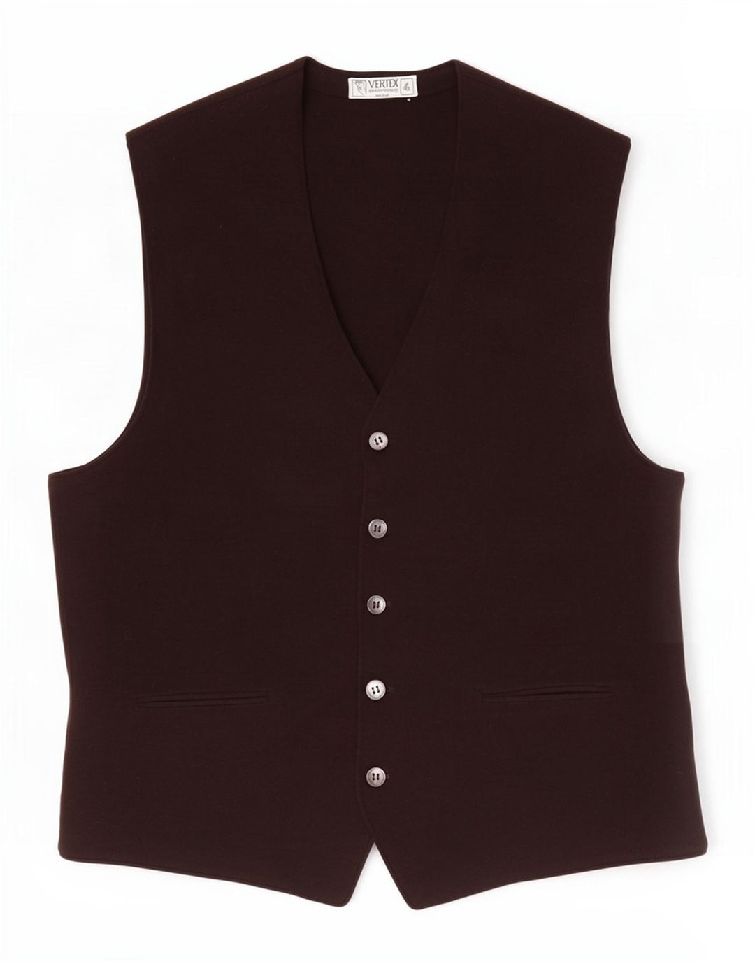 Vintage Herren Weste Klein Braun