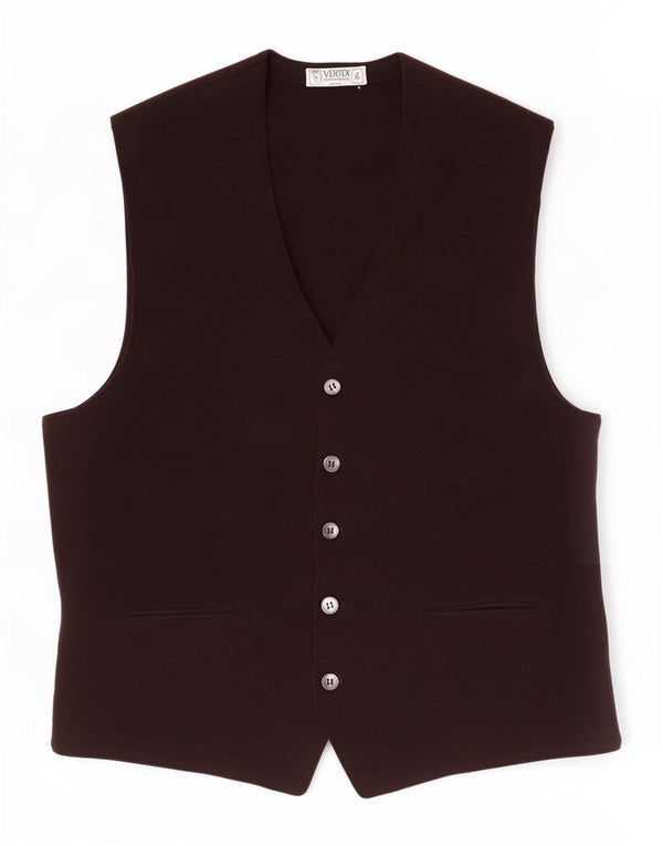 Vintage Herren Weste Klein Braun