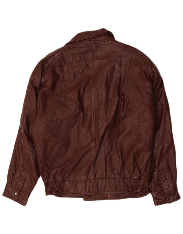 Vintage Herren Lederjacke UK 40 Large Braun