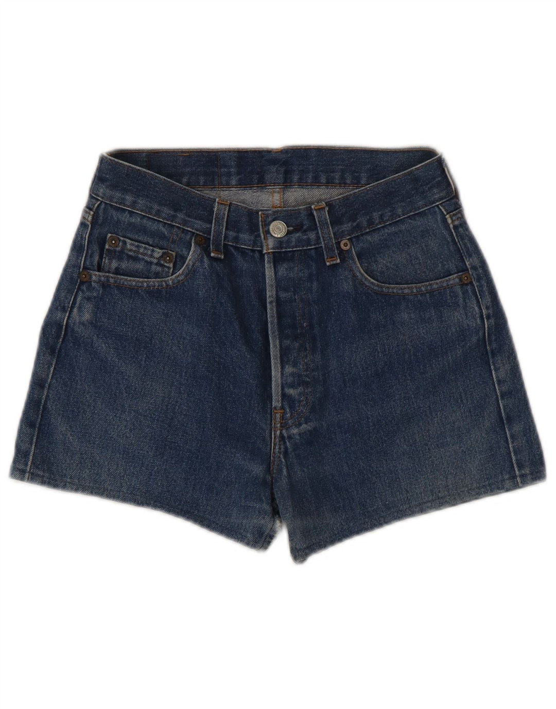 Levi's Damen 501 Jeansshorts W29 mittelblaue Baumwolle