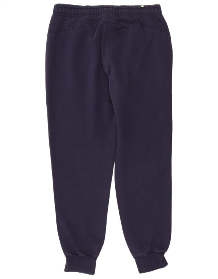 Puma Herren-Trainingshose, Jogginghose, Größe L, Marineblau