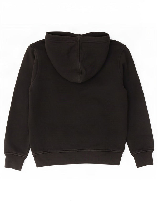 Canterbury Jungen-Pullover mit grafischem Kapuzenpullover, 9–10 Jahre, schwarze Baumwolle