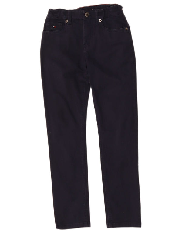 Tommy Hilfiger Slim-Jeans für Mädchen, 9–10 Jahre, W26 L24, marineblaue Baumwolle