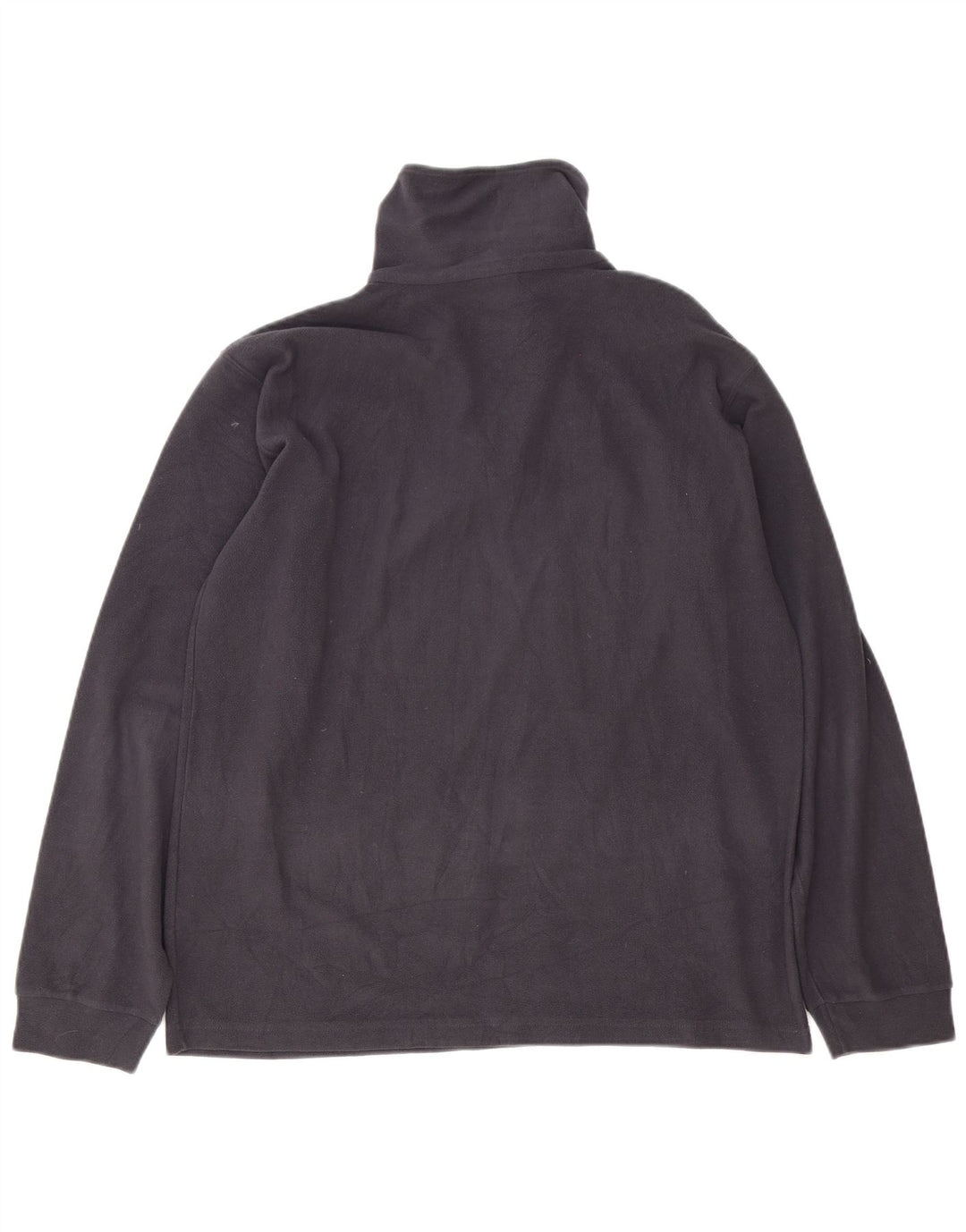 Champion Herren-Fleecepullover mit Reißverschluss am Hals, mittelgraues Polyester