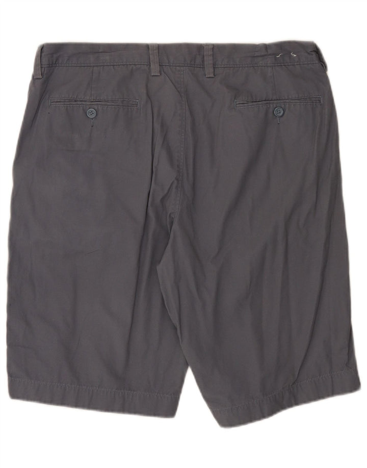 J. CREW Herren Rivington Chino Shorts W34 Large Grau Baumwolle