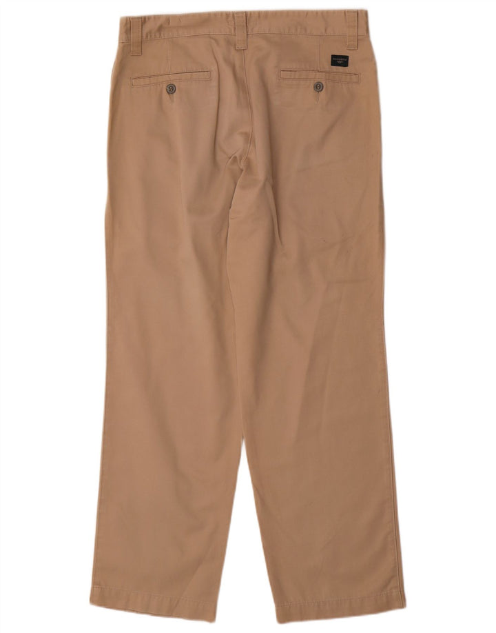 DOCKERS Herren Khakis Straight Chino Hose W33 L30 Beige