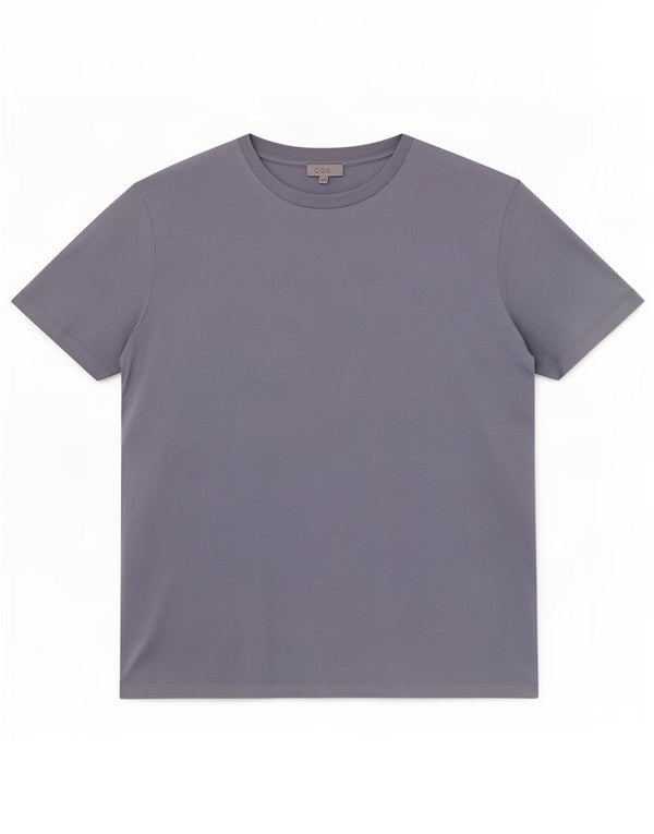 Cos Mens T-Shirt Top Large Blue Cotton