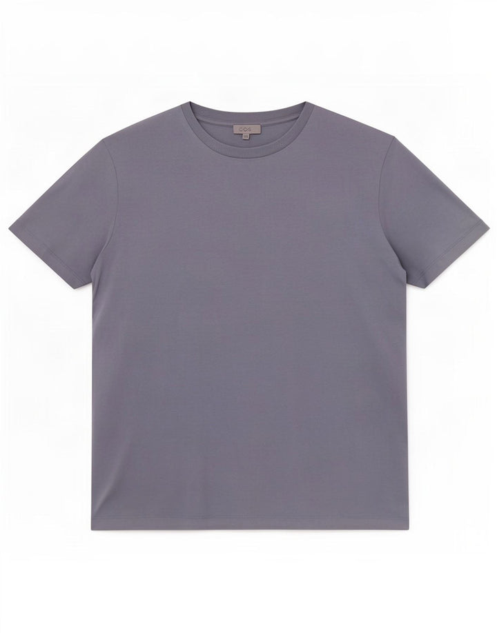 Cos Herren T-Shirt Top Large Blau Baumwolle