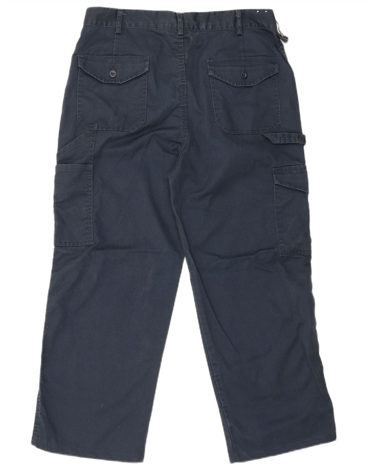 Dickies Herren Straight Crop Cargohose W34 L25 Marineblau Polyester