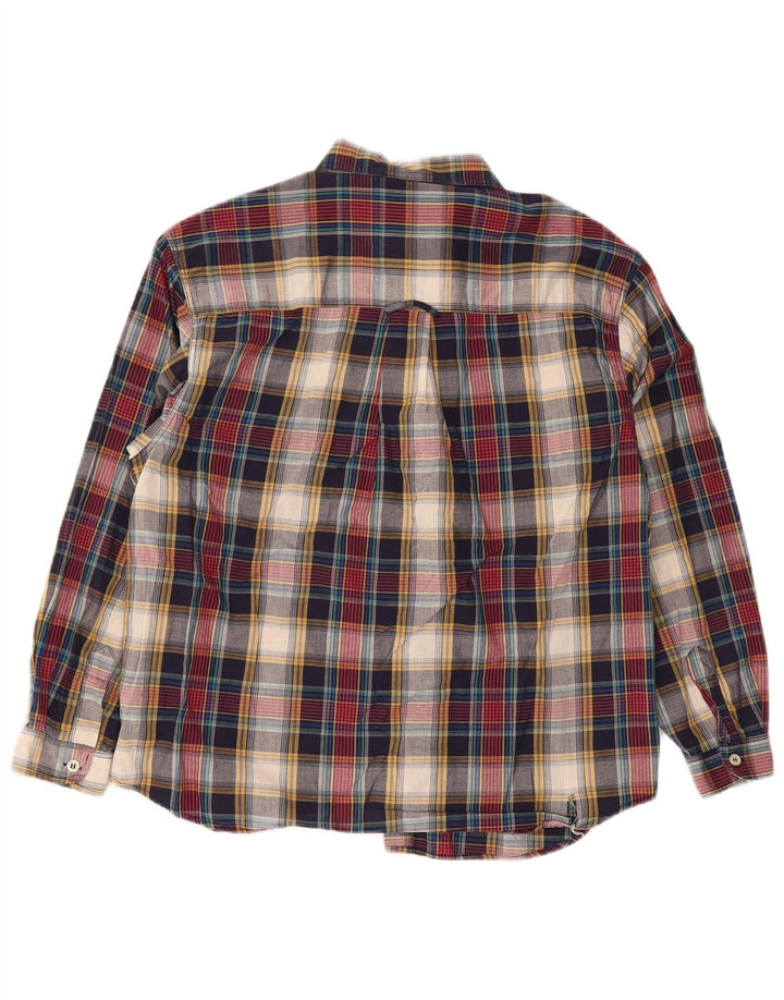 Wrangler Jungen-Flanellhemd, 15–16 Jahre, XL, mehrfarbig, kariert, Baumwolle