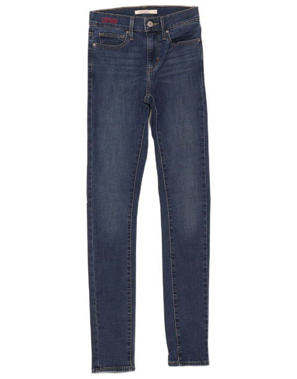 Levi's Slim Fit Skinny-Jeans für Damen, W25, L32, Blau, Baumwolle
