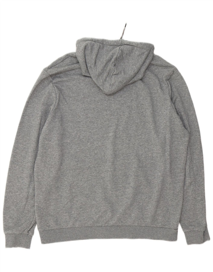 Puma Herren Kapuzenpullover, groß, grau gefleckte Baumwolle