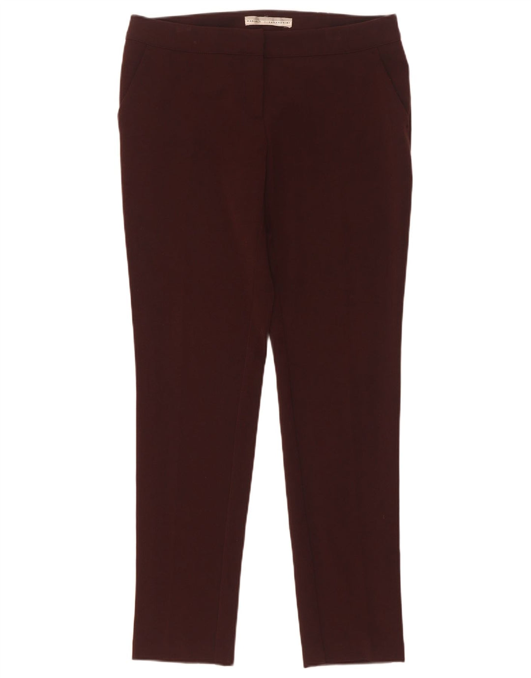Daniele Alessandrini Damen Slim Chino-Hose IT 42 Medium W32 L30 Kastanienbraun