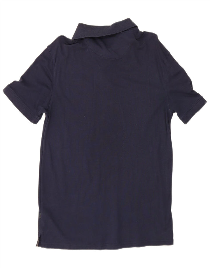 Calvin Klein Herren-Poloshirt, klein, marineblau, Baumwolle
