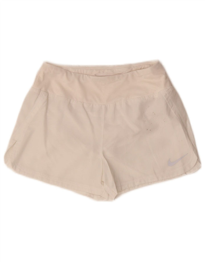 Nike Damen Dri Fit Sport Shorts UK 6 XS Weiß