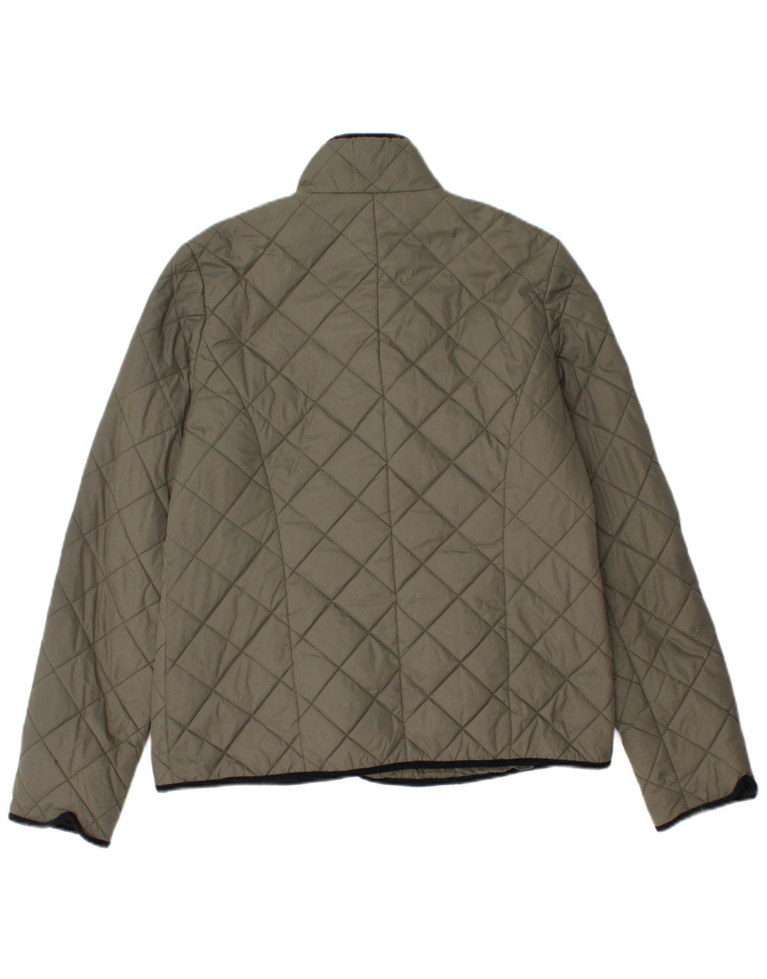 Jaeger Damen Steppjacke UK 12 Medium Khaki Polyamid