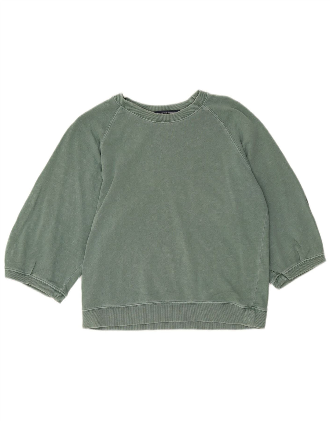 French Connection Damen-Sweatshirt mit 3/4-Ärmeln, Gr. 10, Grün