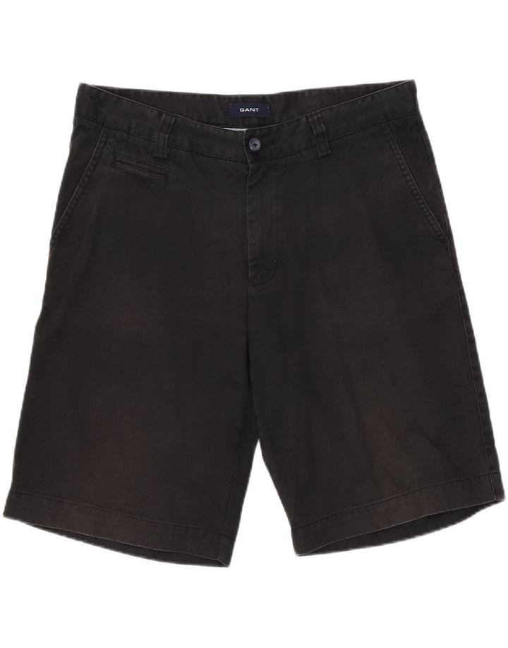 GANT Mens Chino Shorts W33 Medium Black Vintage Gant and Second-Hand Gant from Messina Hembry 