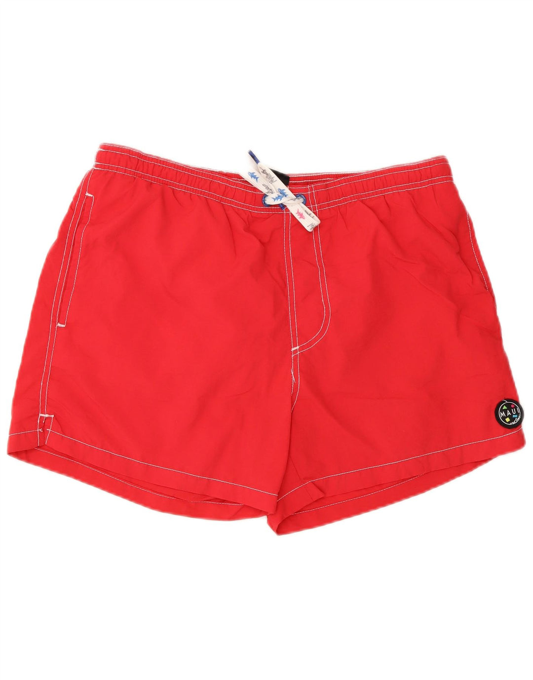 Maui and Sons Herren-Badeshorts, Größe L, Rot