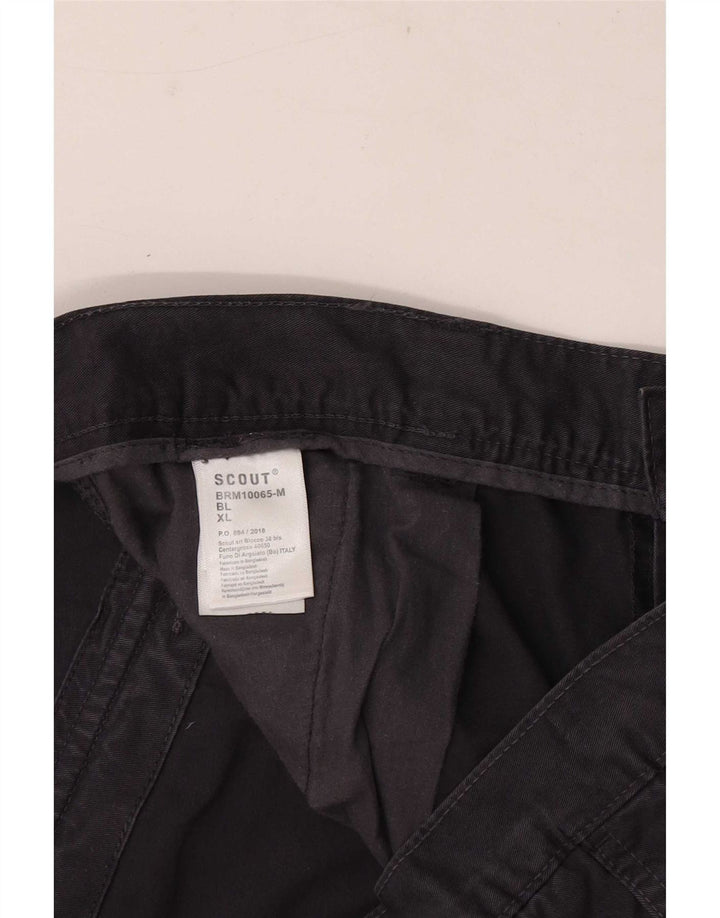 Scout Herren-Cargoshorts XL aus marineblauer Baumwolle