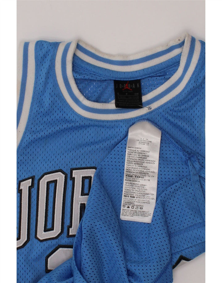 Jordan Jungen Michael Jordan Grafik-Jersey-Oberteil, 8–9 Jahre, blaues Polyester