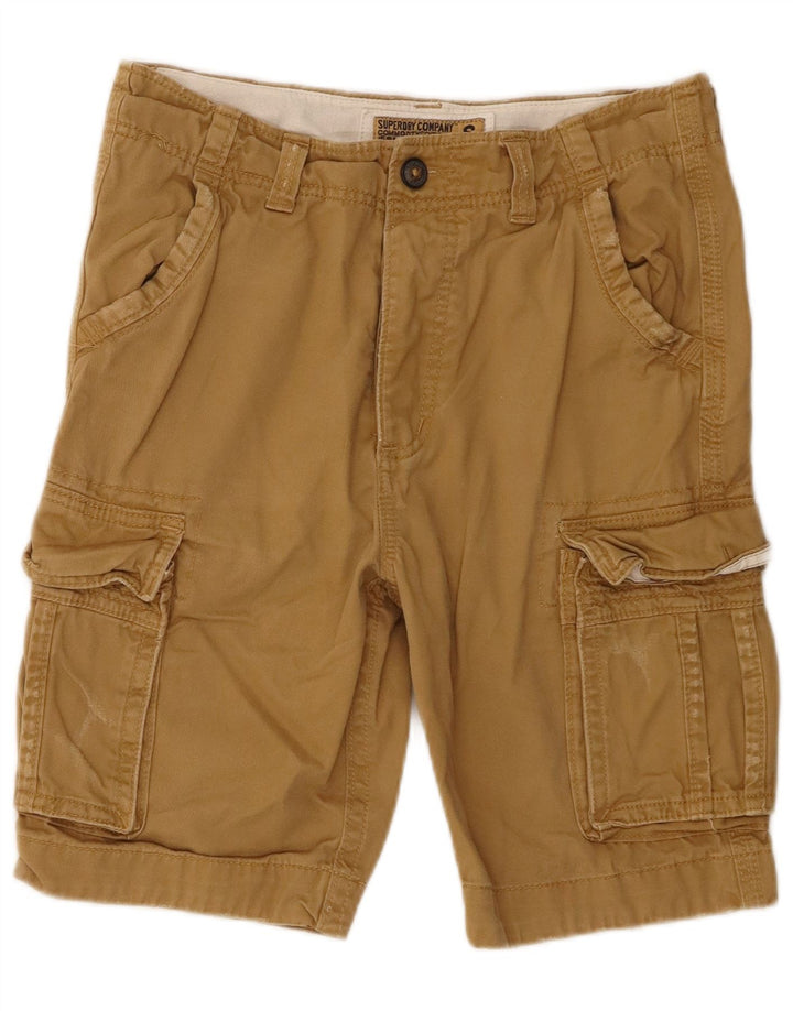 Superdry Herren Cargo-Shorts, Größe S, W29, Beige, Baumwolle