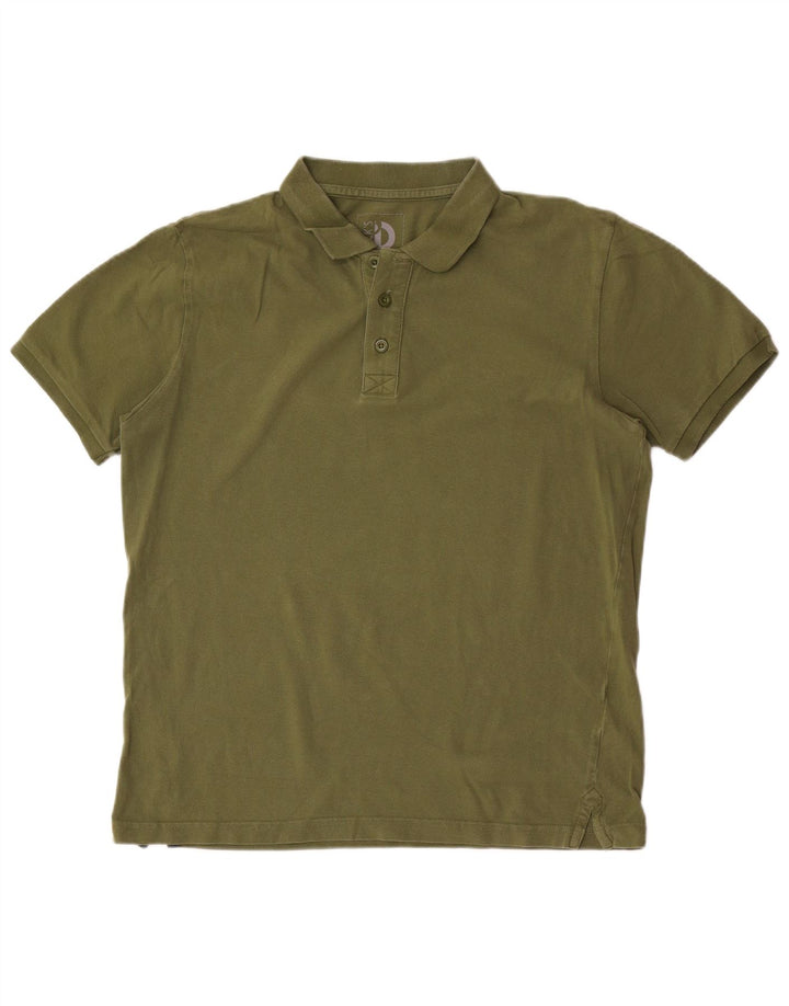 Dack's Herren-Poloshirt, groß, Khaki, Baumwolle