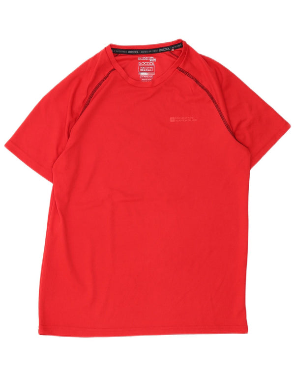 Mountain Warehouse Herren IsoCool T-Shirt-Oberteil Mittelrot