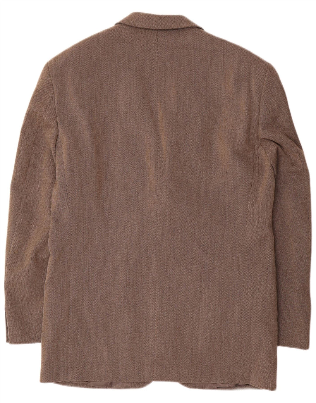 Kenzo Herren-Blazer mit 3 Knöpfen, IT 50, große braune Wolle