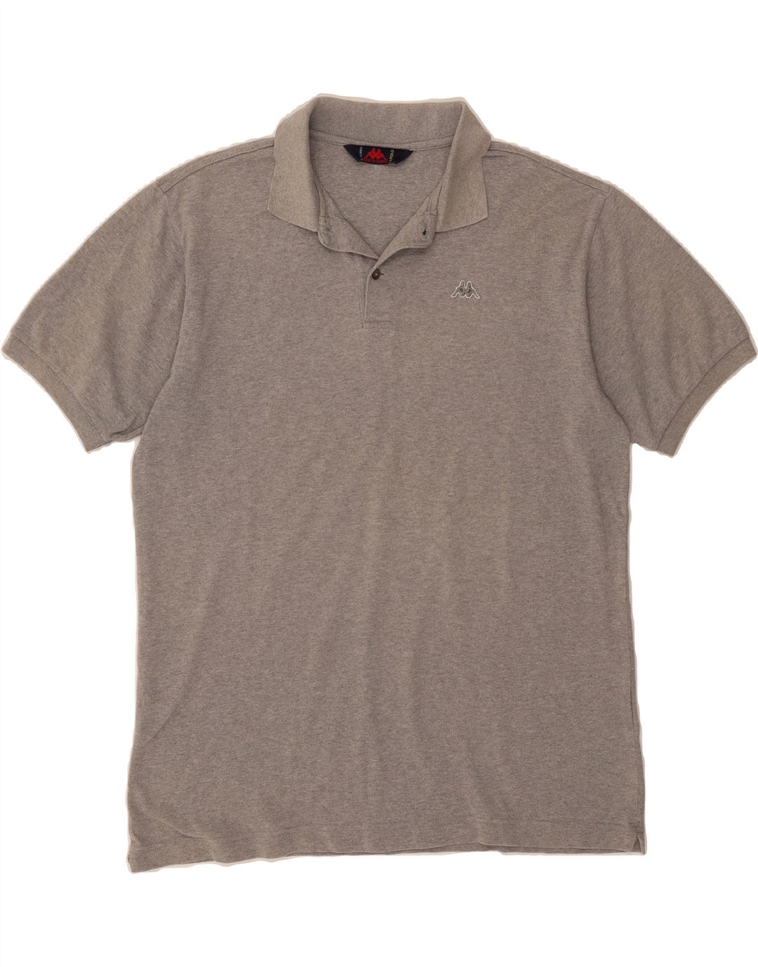 KAPPA Mens Polo Shirt XL Grey Cotton Vintage Kappa and Second-Hand Kappa from Messina Hembry 