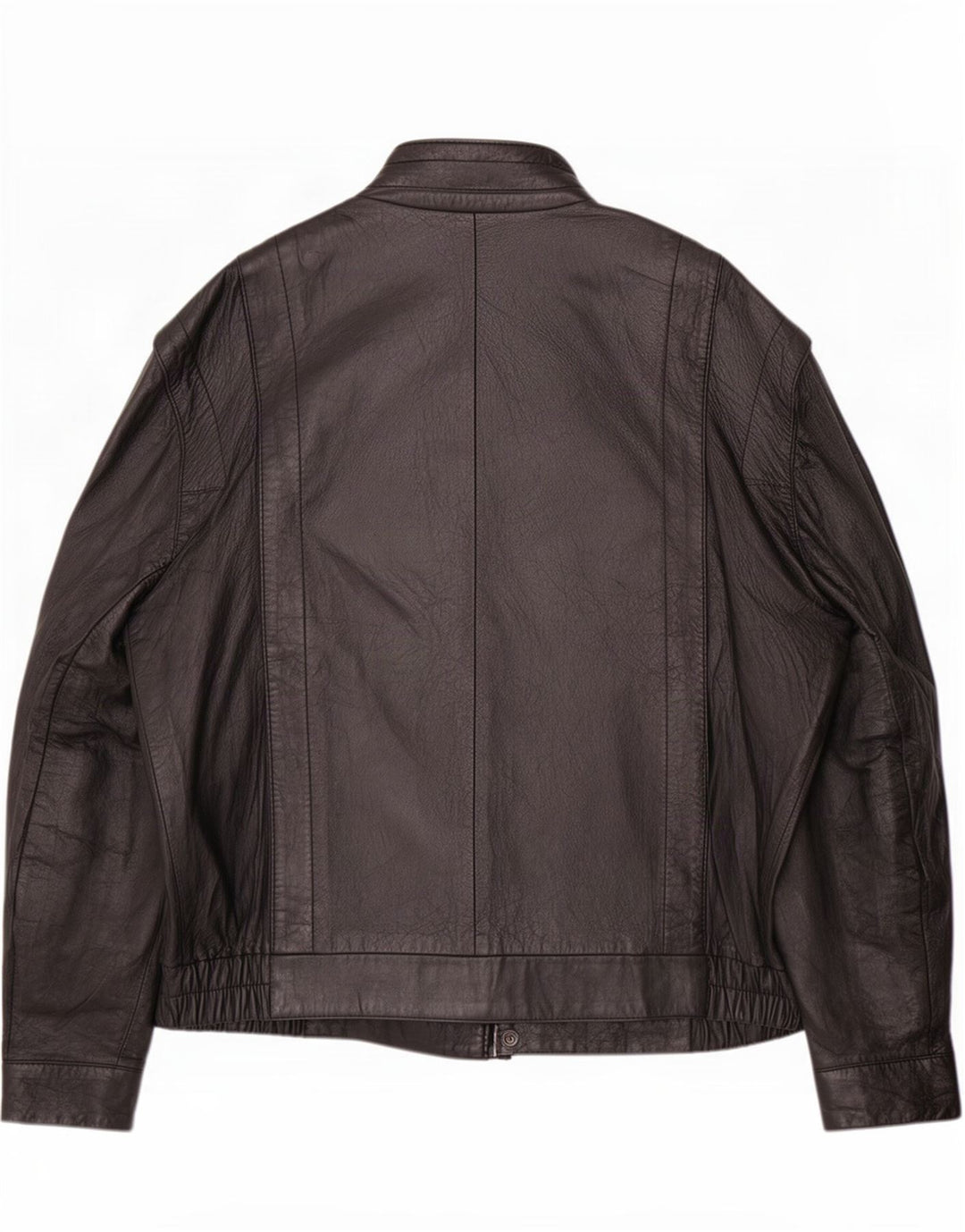 Vintage Herren Lederjacke IT 52 XL Schwarz