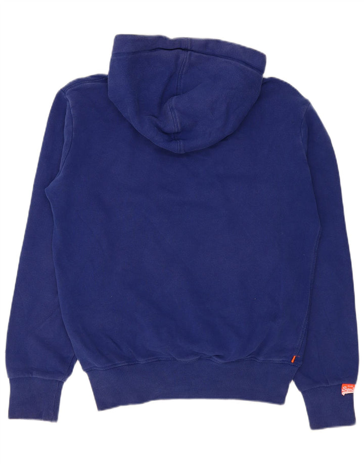 Superdry Herren-Kapuzenpullover, Größe S, Blau, Baumwolle