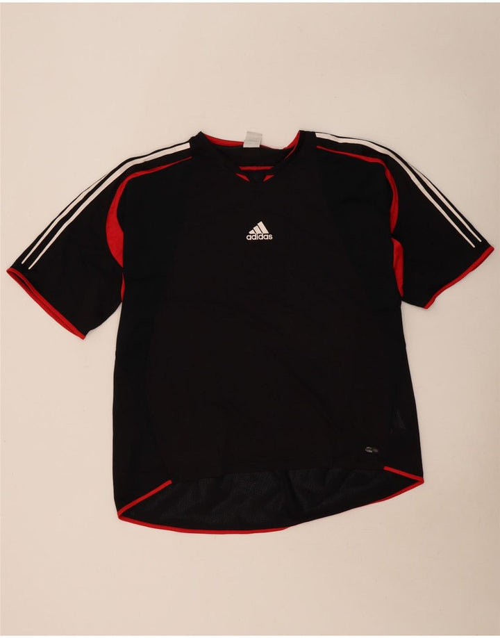 ADIDAS Herren Climacool T-Shirt Top 2XL Schwarz Colourblock Polyester