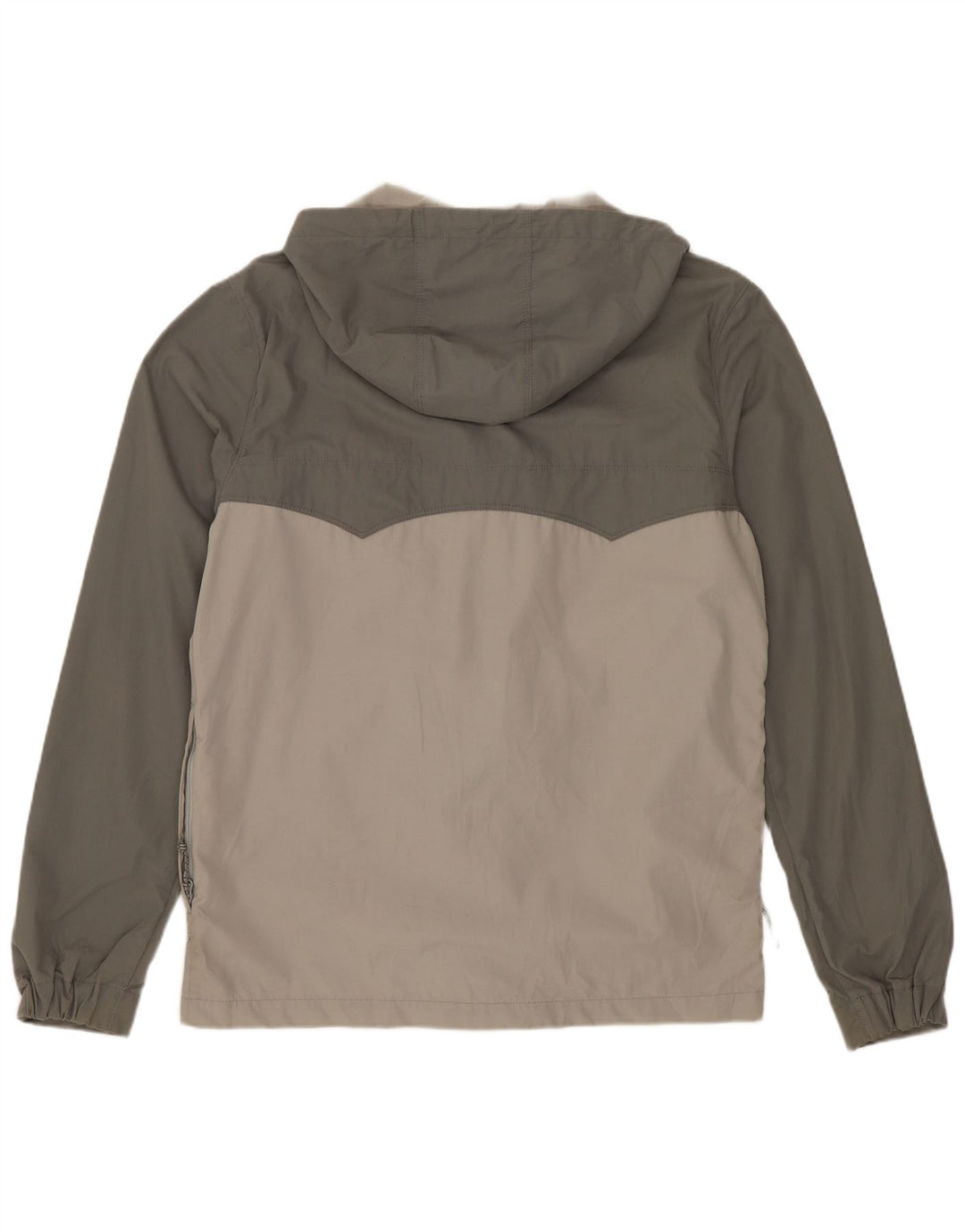 Levi's Herren-Regenjacke mit Kapuze, UK 38, Mittelgrün, Farbblock-Polyester