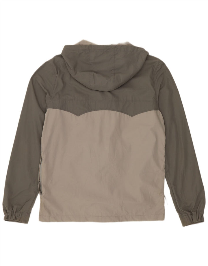 Levi's Herren-Regenjacke mit Kapuze, UK 38, Mittelgrün, Farbblock-Polyester