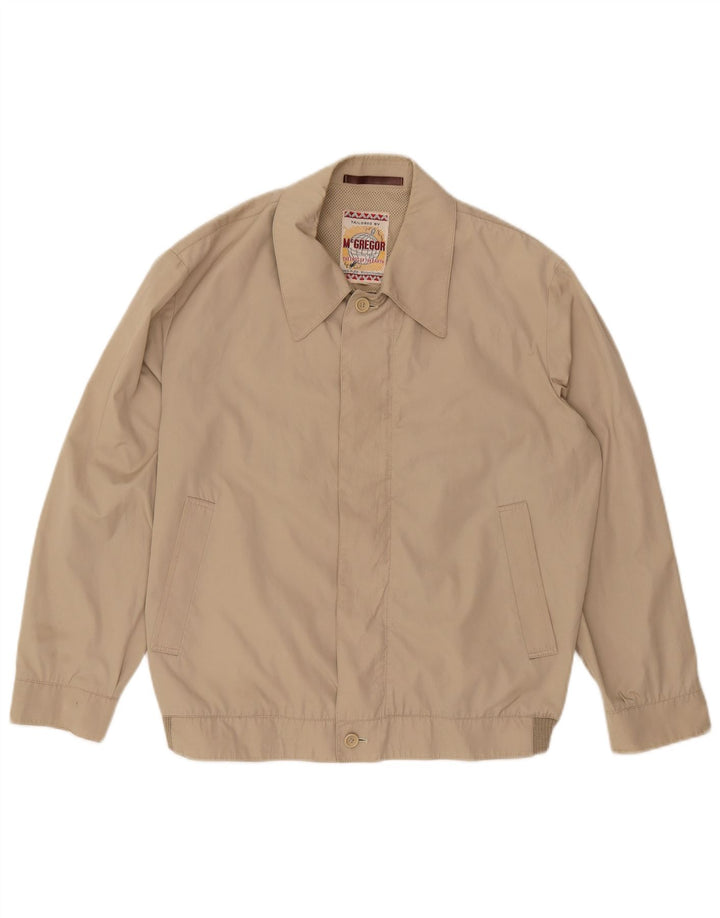 MC Gregor Herren Bomberjacke UK 42 XL Beige Baumwolle