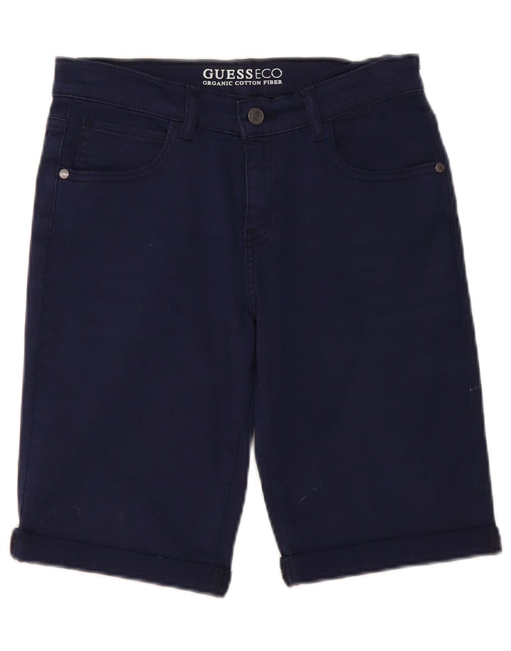Guess Jeansshorts für Jungen, 13–14 Jahre, W28, blaue Baumwolle