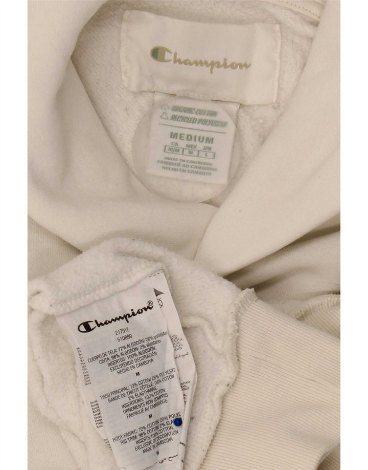 Champion Herren-Kapuzenpullover aus mittelweißer Baumwolle