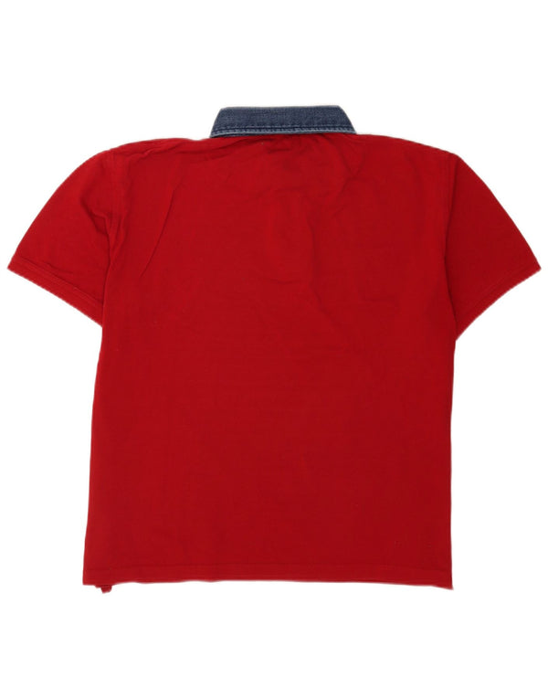 Harmont & Blaine Herren Regular Fit Rugby-Poloshirt XL aus roter Baumwolle