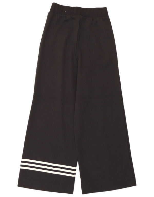 Adidas Damen-Trainingshose mit weitem Bein, UK 12/14, mittelschwarz, Baumwolle