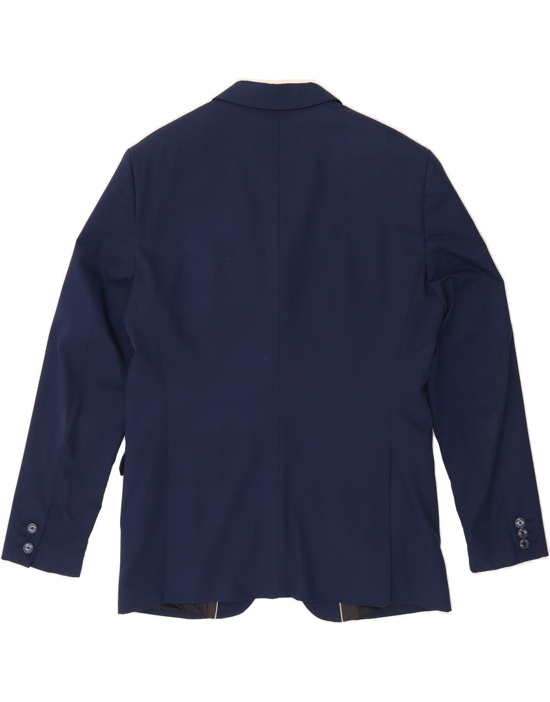 ZARA Mens 2 Button 2 Piece Suit IT 52 XL W35 L29 Navy Blue Viscose Vintage Zara and Second-Hand Zara from Messina Hembry 