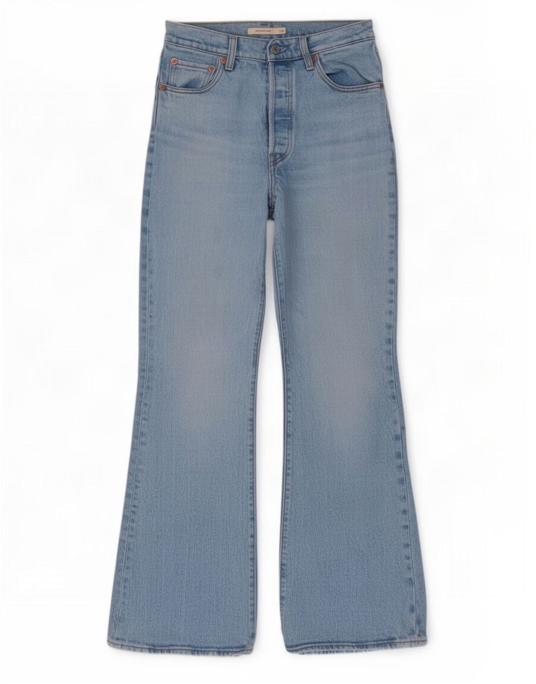 Levi's Damen Ribcage Flared Jeans W26 L30 Blau