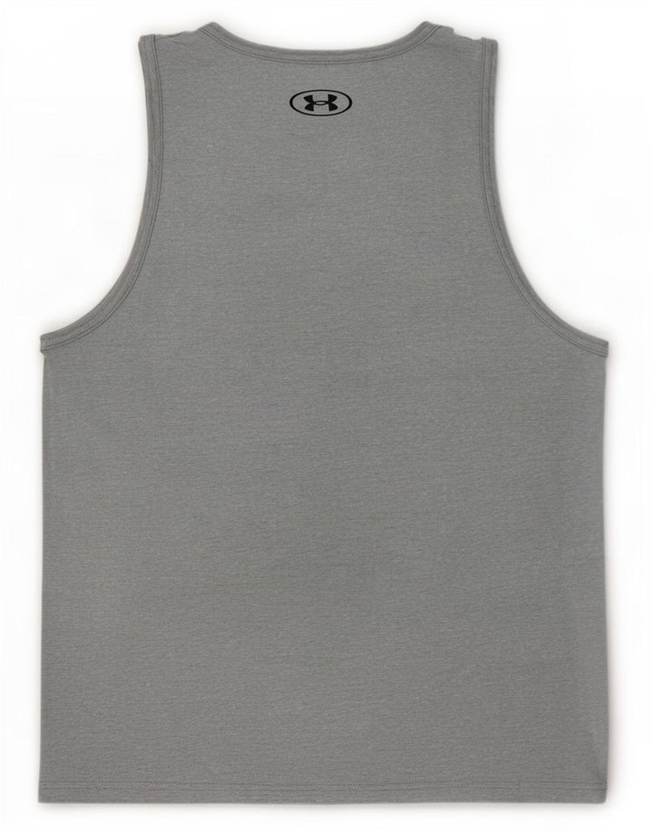 Under Armour Herren-T-Shirt mit Grafik, mittelgrau gesprenkelte Baumwolle