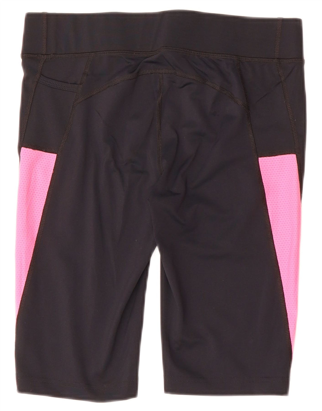 FILA Damen Sportshorts UK 10 Small Schwarzes Colourblock-Polyester