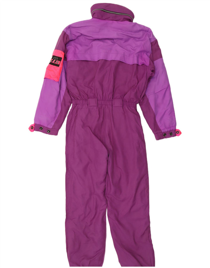 Colle Damen Skioverall UK 12 Mittellila Farbblock
