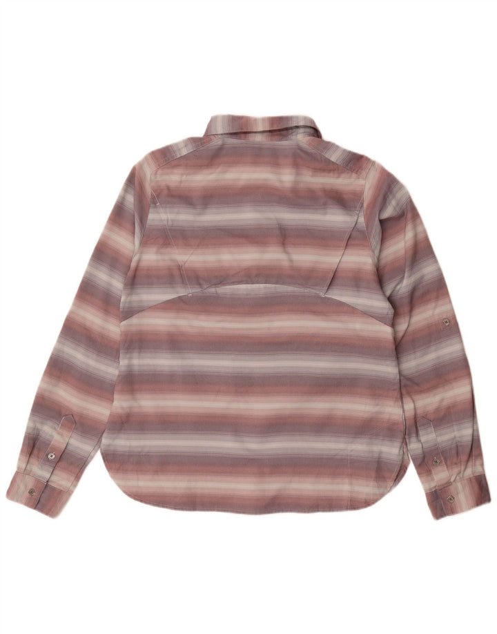 Columbia Damen-Hemd UK 14 Mittelviolett gestreift aus Polyester
