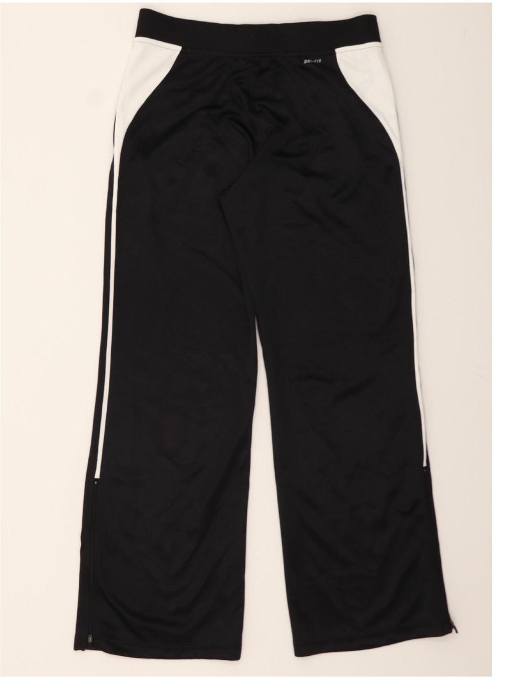 NIKE Mens Dri Fit Tracksuit Trousers Medium  Black Colourblock Polyester Vintage Nike and Second-Hand Nike from Messina Hembry 