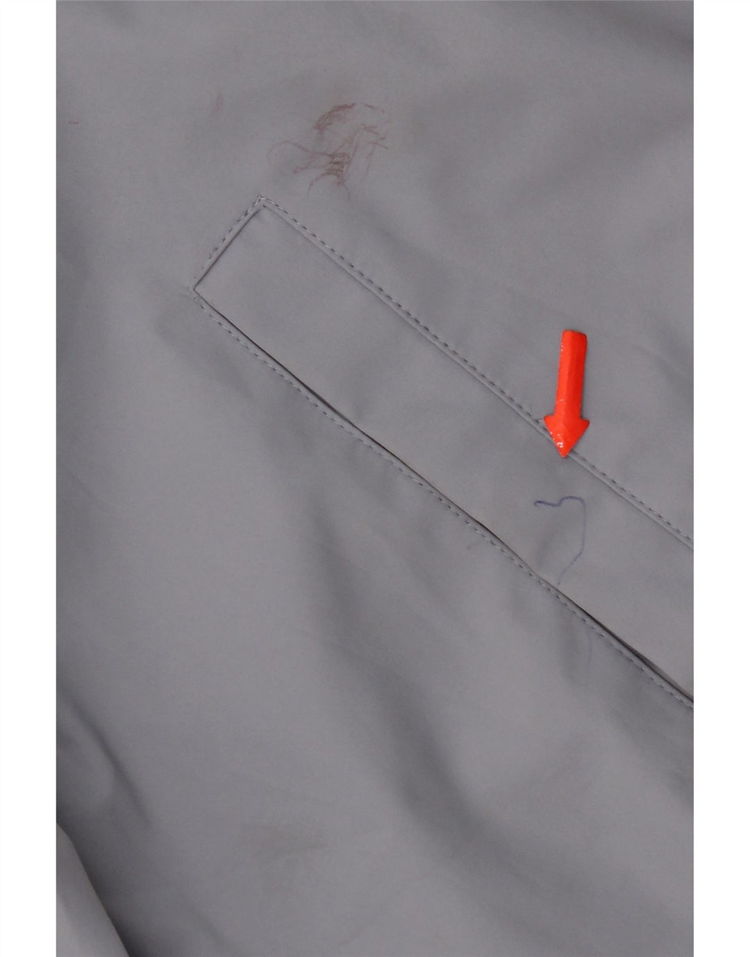 Zara Herren Bomberjacke UK 38 Mittelgraues Polyester