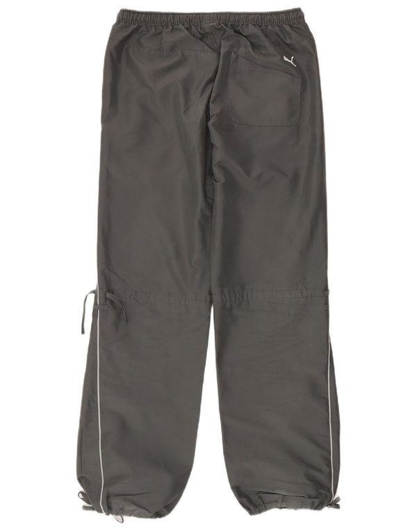 Puma Damen Trainingshose Jogger UK 10 Small Grau Polyester