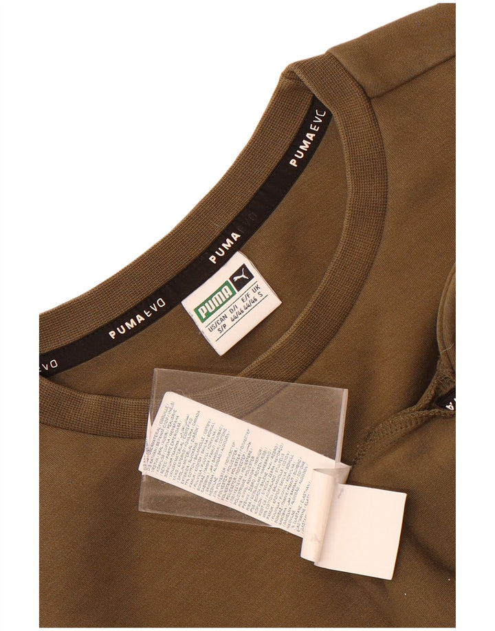 Puma Herren Grafik-Sweatshirt-Pullover, klein, Khaki, Baumwolle